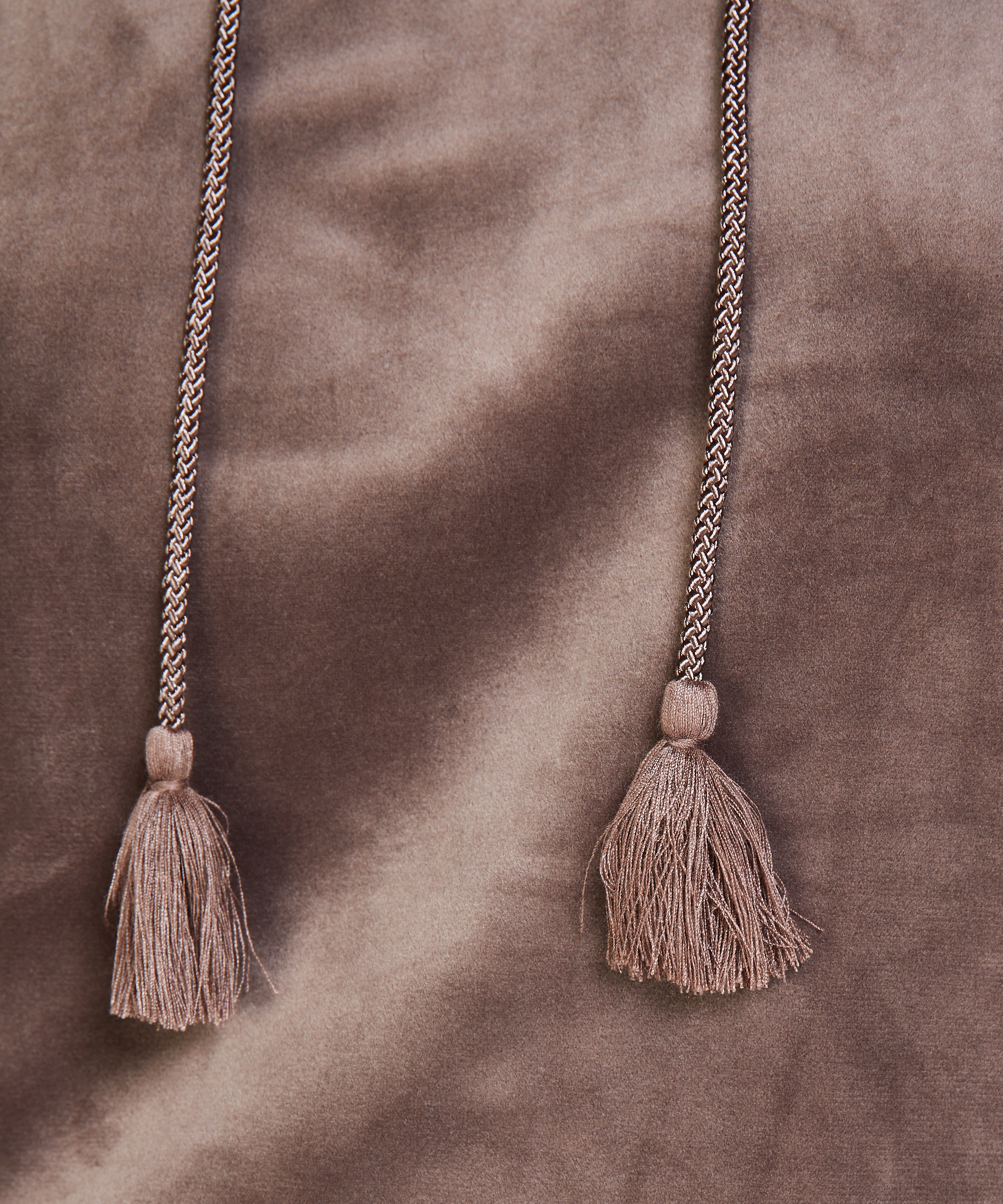 Hoodie en velours, Brun, main