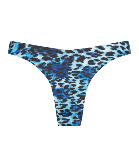 Hoog uitgesneden bikinibroekje Leo, Blauw