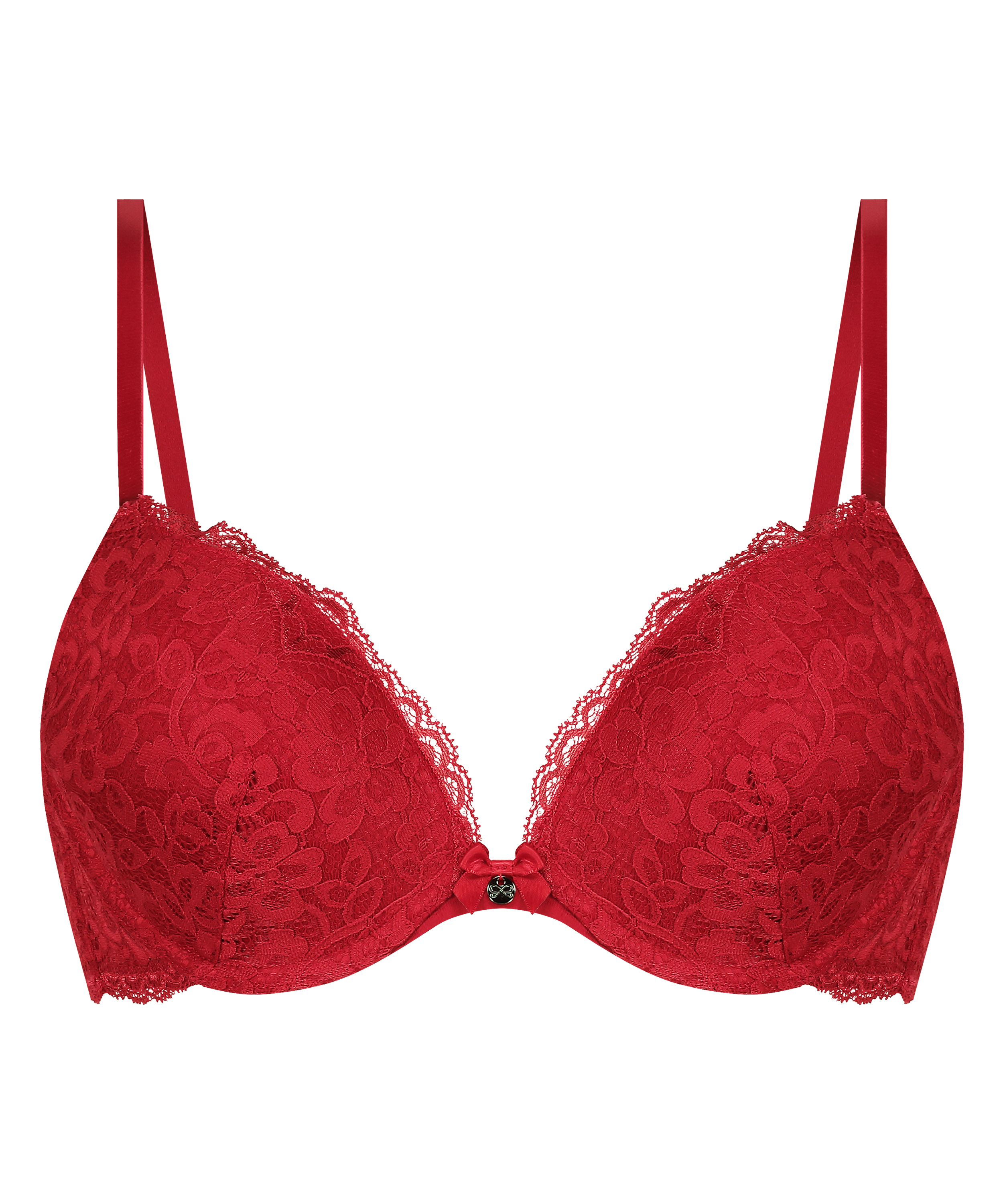 Soutien-gorge &agrave; armatures pr&eacute;form&eacute; push-up Marine, Rouge, main