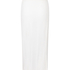 Jupe midi en crochet, Blanc