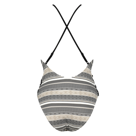 Maillot de bain Jacquard Goddess Doutzen, Noir