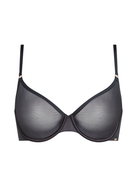 Soutien-gorge non-rembourr&eacute; &agrave; armatures Essential, Noir