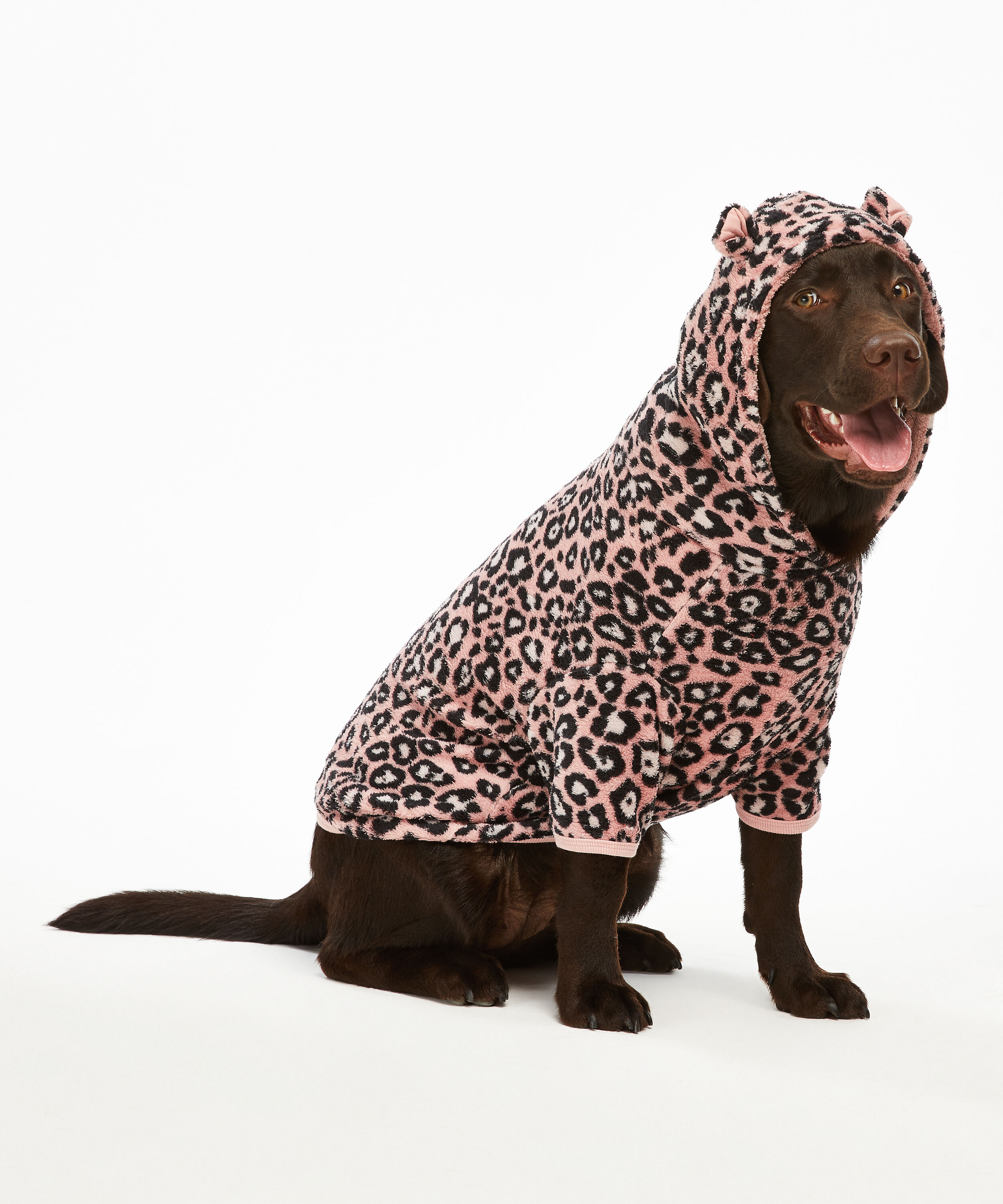 Onesie chiens en polaire, Rose