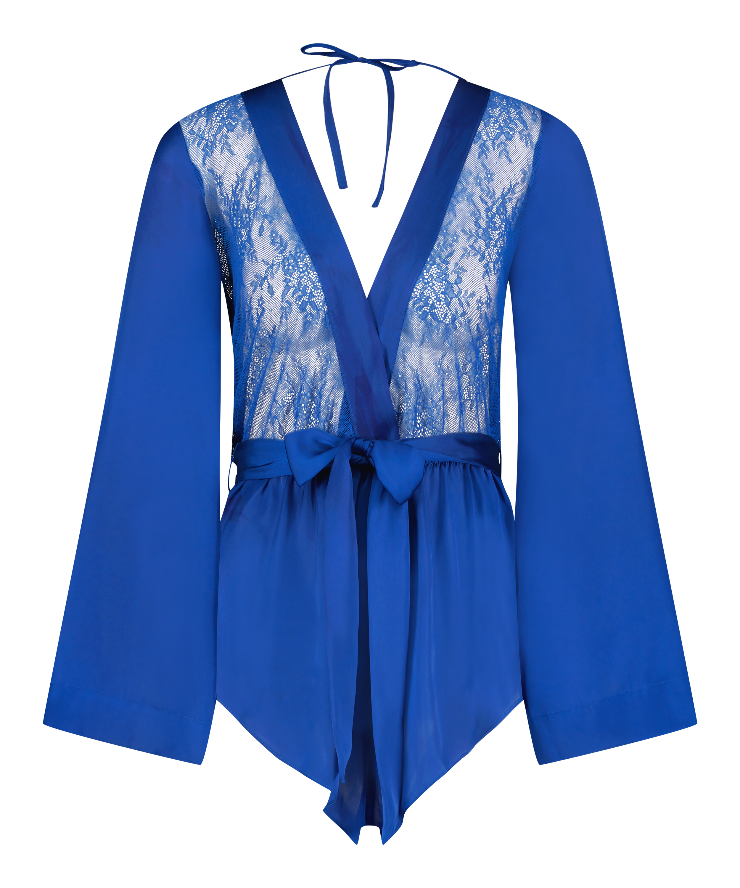 Satin Playsuit Rylie, Blauw, main