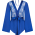 Satin Playsuit Rylie, Blauw