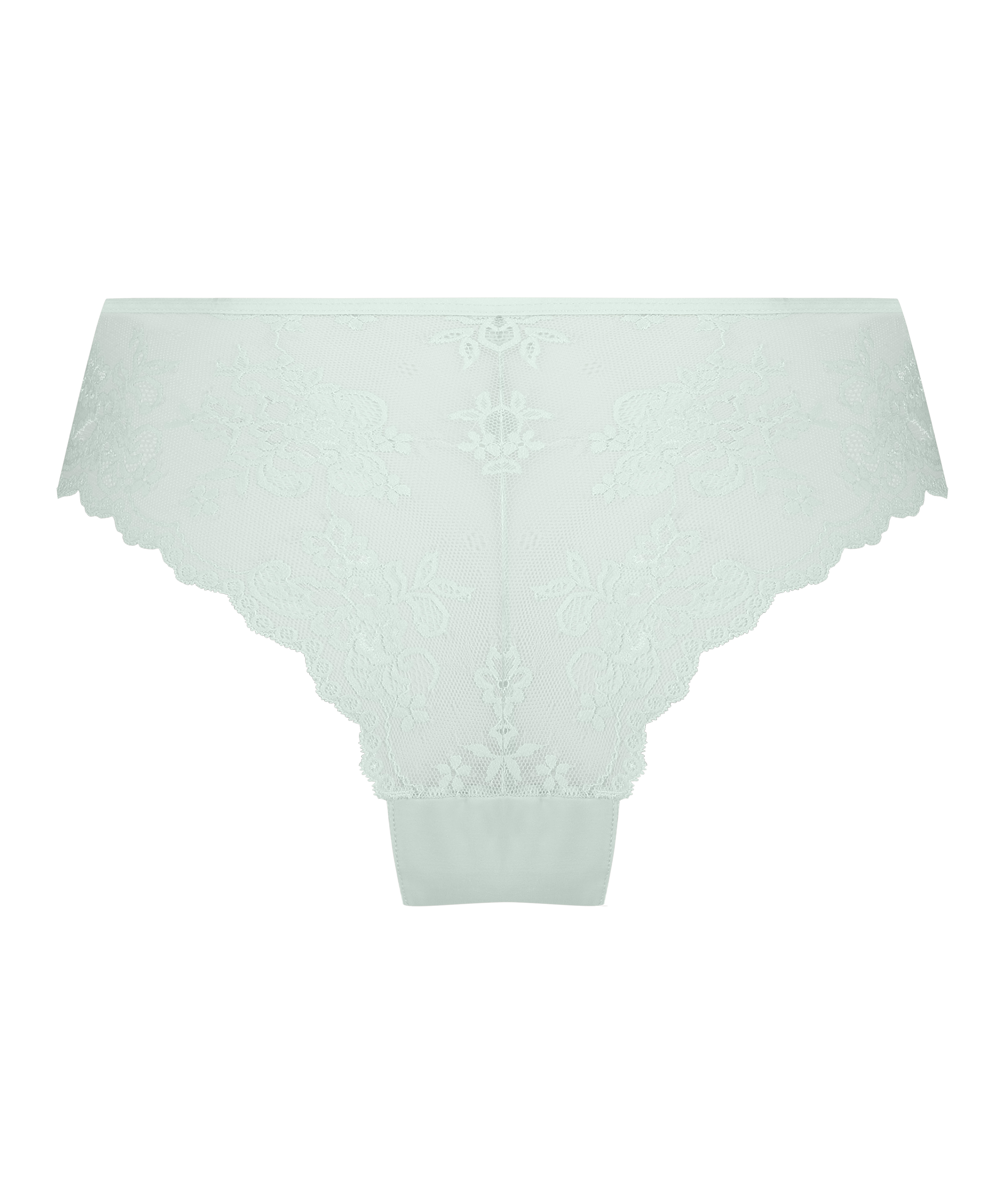 Slip br&eacute;silien Invisible Lace Back, Vert, main