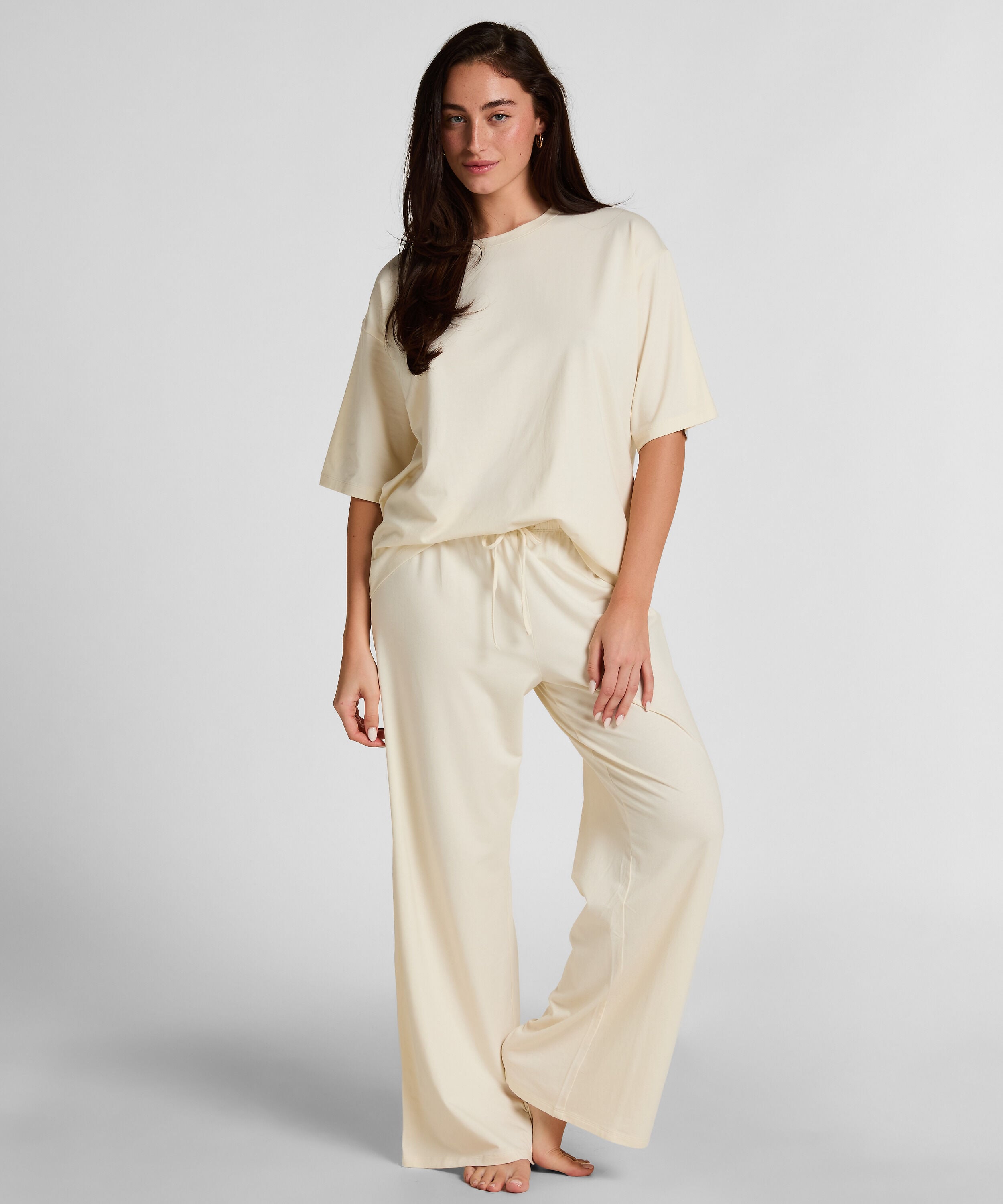 Pyjama Broek Loose, Wit