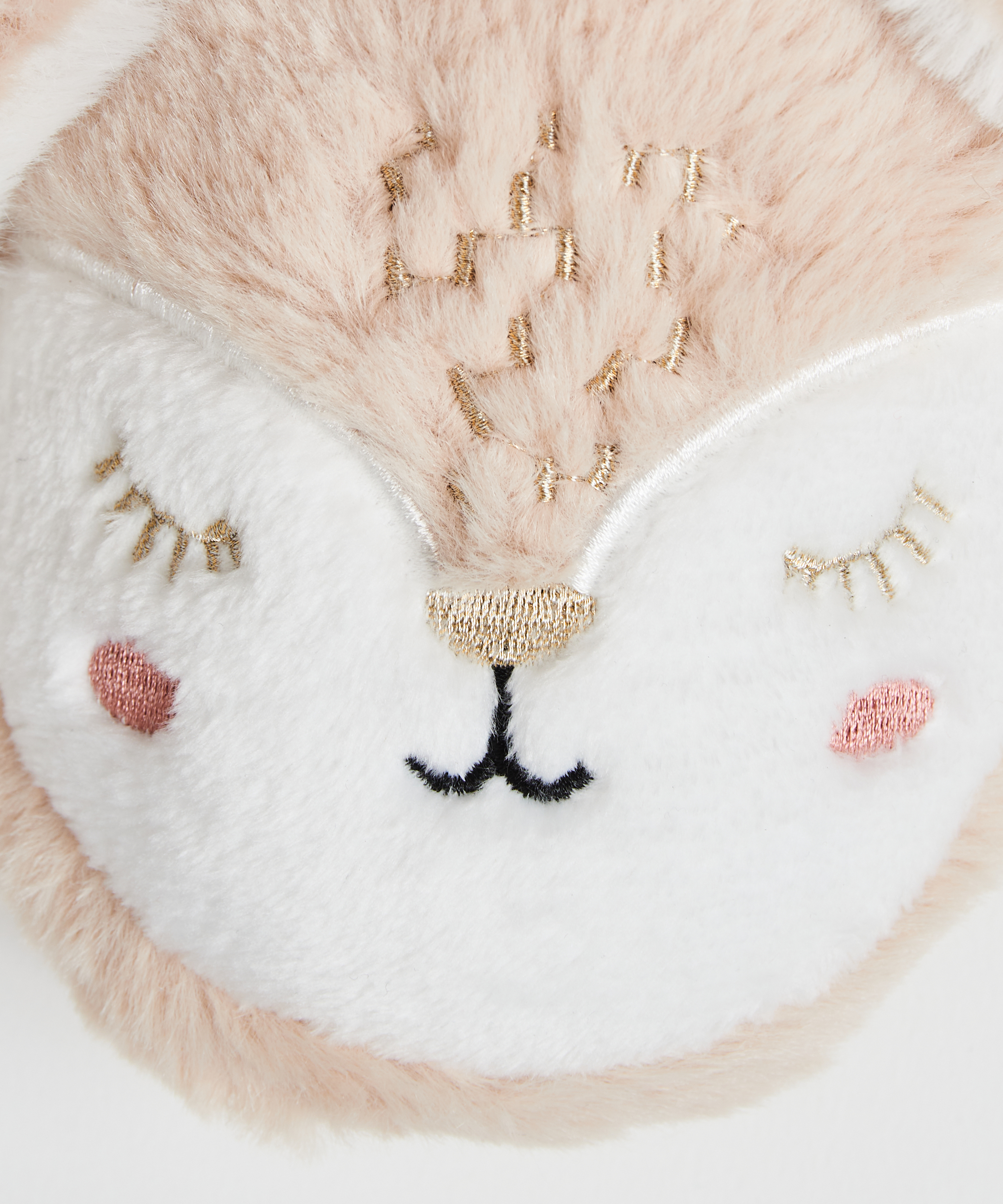 Chaussons Lapin, Beige, main