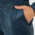 Pyjamabroek velours, Blauw