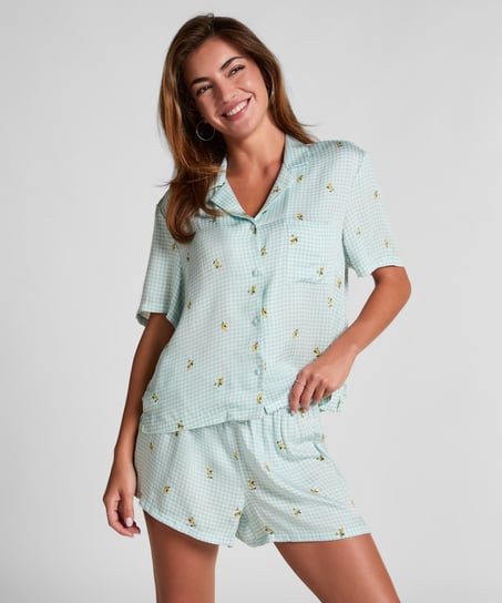 Pyjama Top, Groen