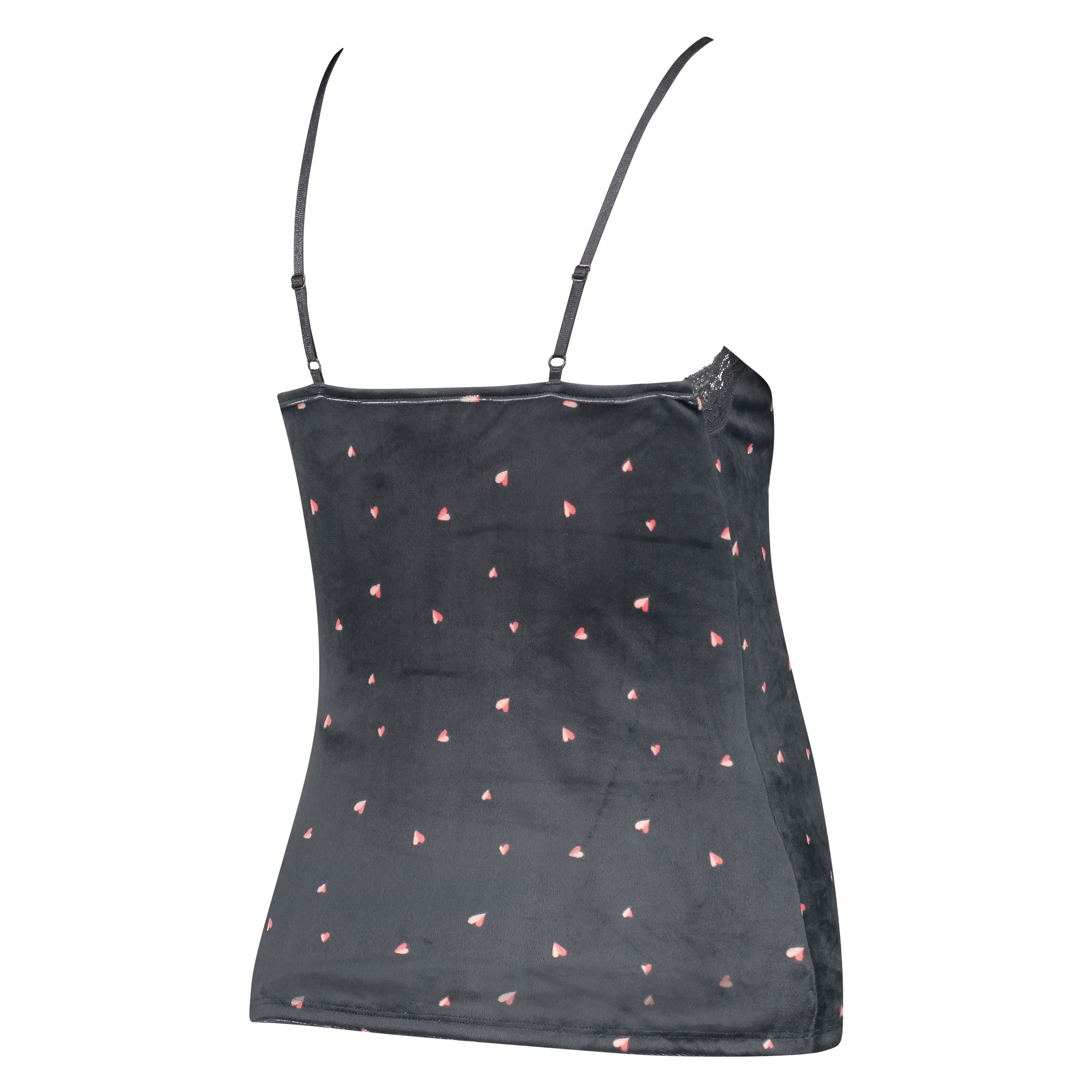 Camisole Velours Maternity, Gris, main