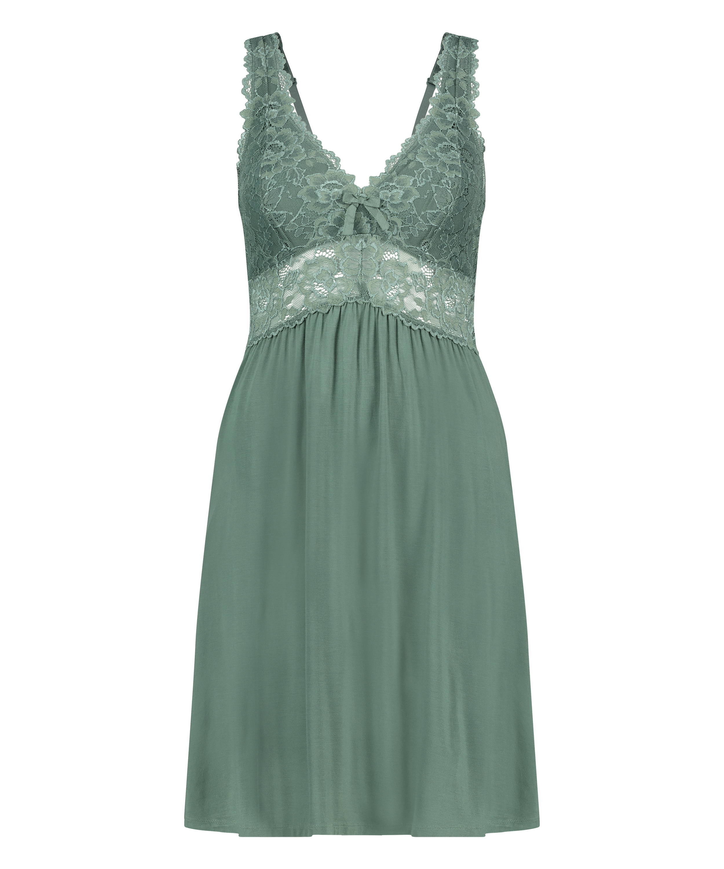 Slipdress Nora Lace, Groen, main