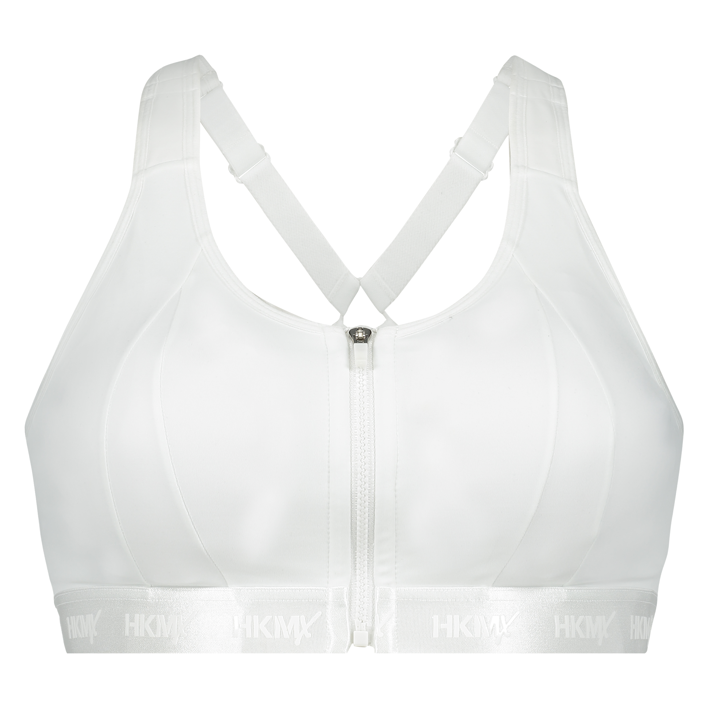 HKMX Soutien-gorge de sport The Pro Maintien niveau 3, Blanc, main