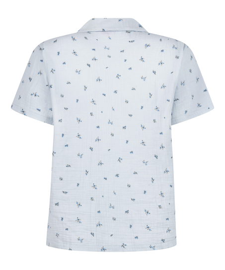 Veste en mousseline, Bleu