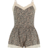 Ensemble de pyjama court Cami, Beige