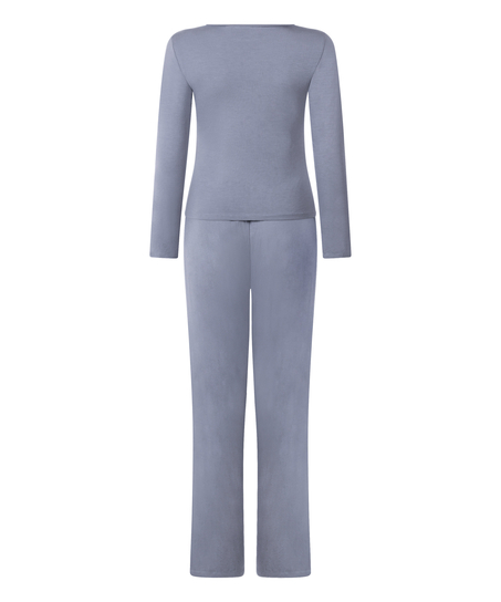 Pyjama set, Blauw