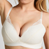 Soutien-gorge préformé sans armatures Sophie, Blanc