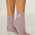 Chaussettes Duveteuses, Pourpre