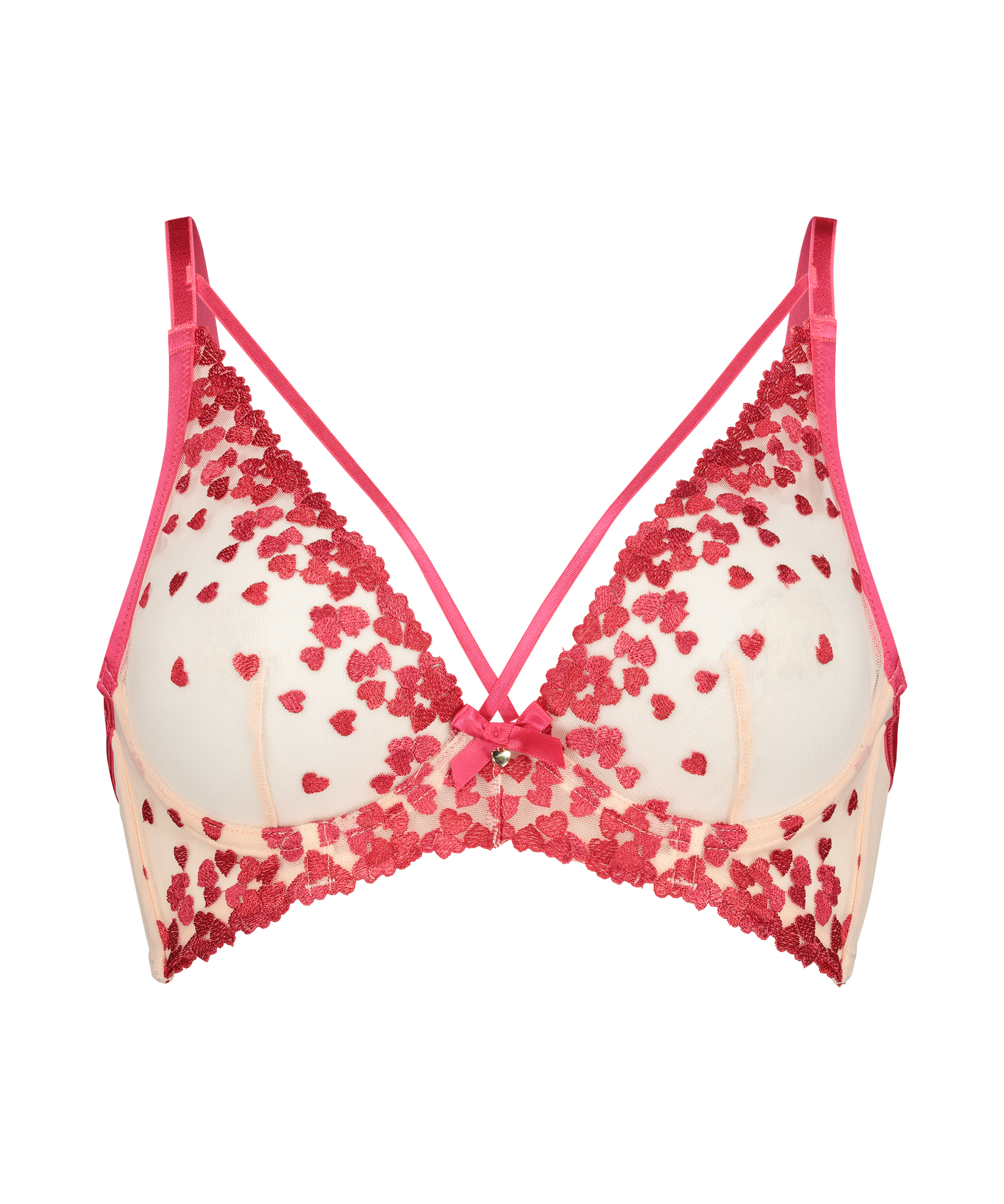 Soutien-gorge &agrave; armatures non-pr&eacute;form&eacute; Amora, Rose, main