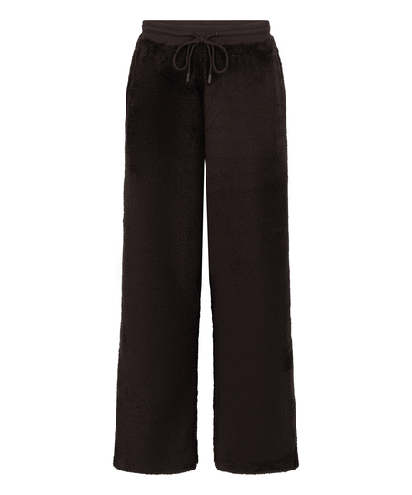 Pantalon Fluffy Fleece, Brun