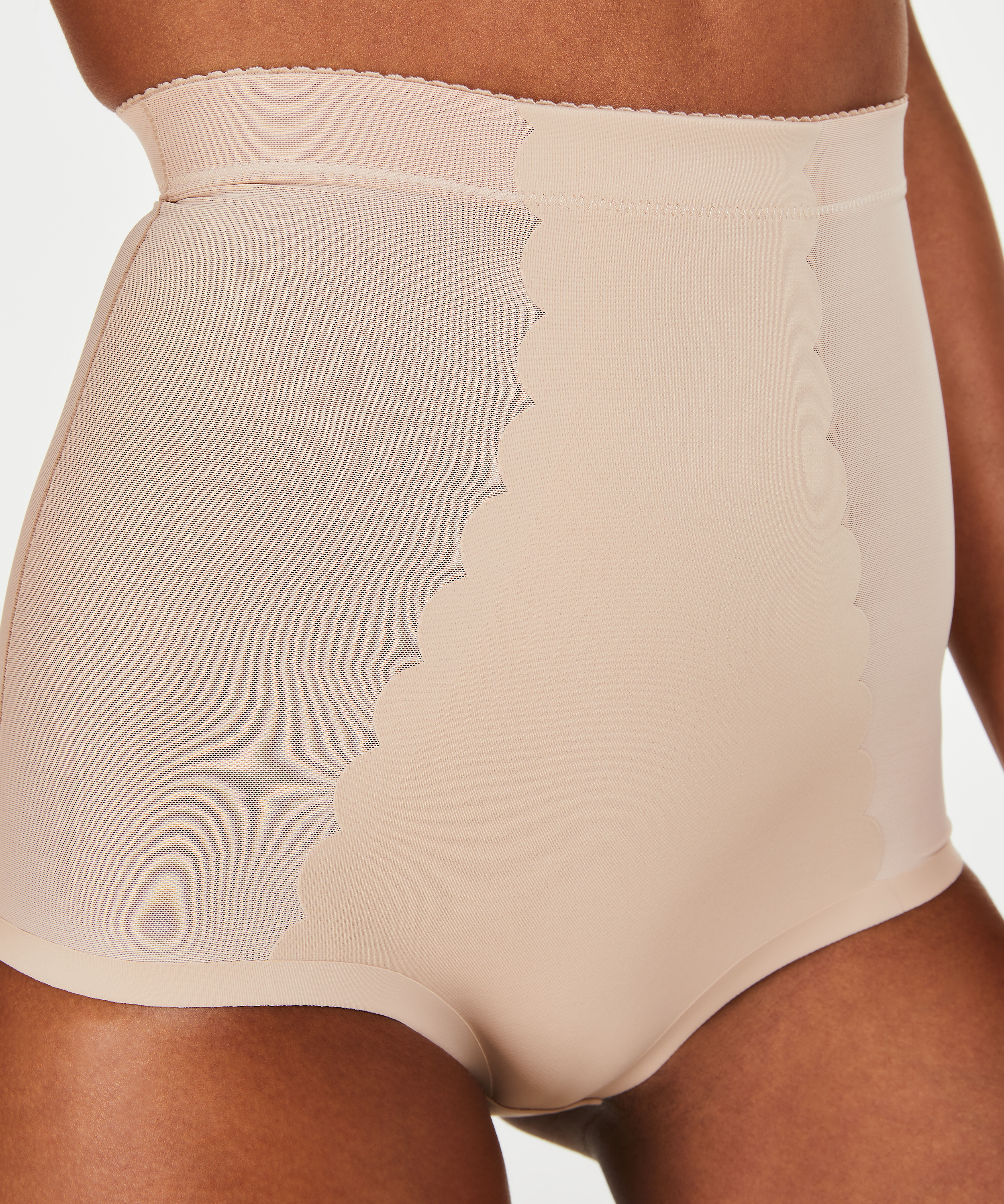 Corrigerende hoge tailleslip - Level 3, Beige, main