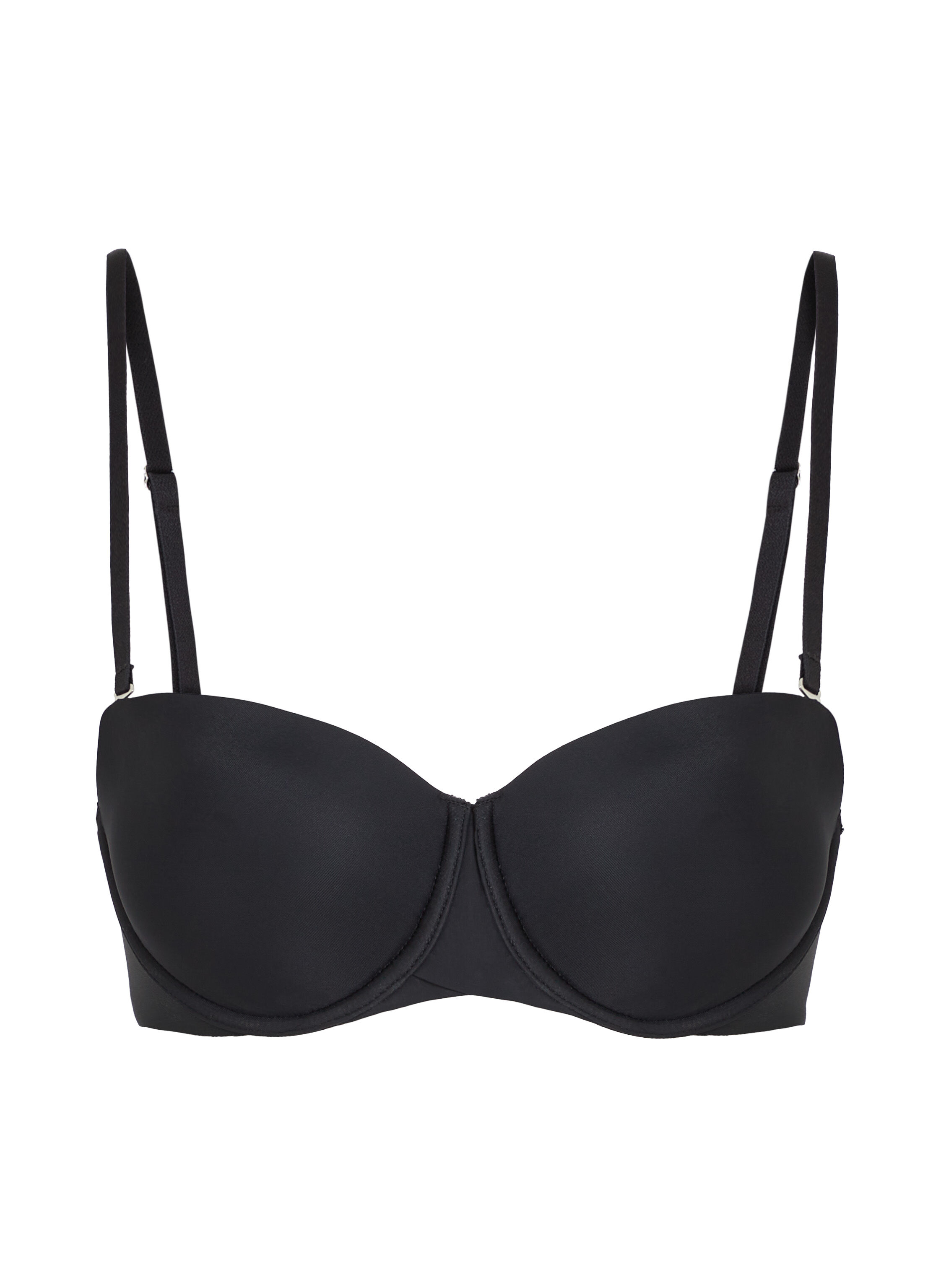 Voorgevormde strapless beugel bh Jane, Zwart