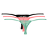 3-pack tangas lace, Blauw
