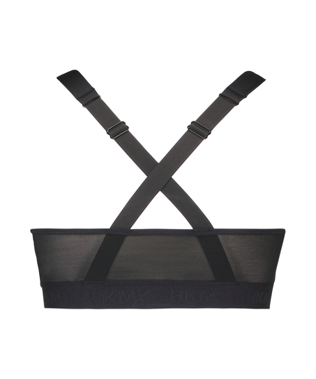 ﻿Soutien-gorge de sport HKMX The Pro Level 3 Or Pailleté, Noir