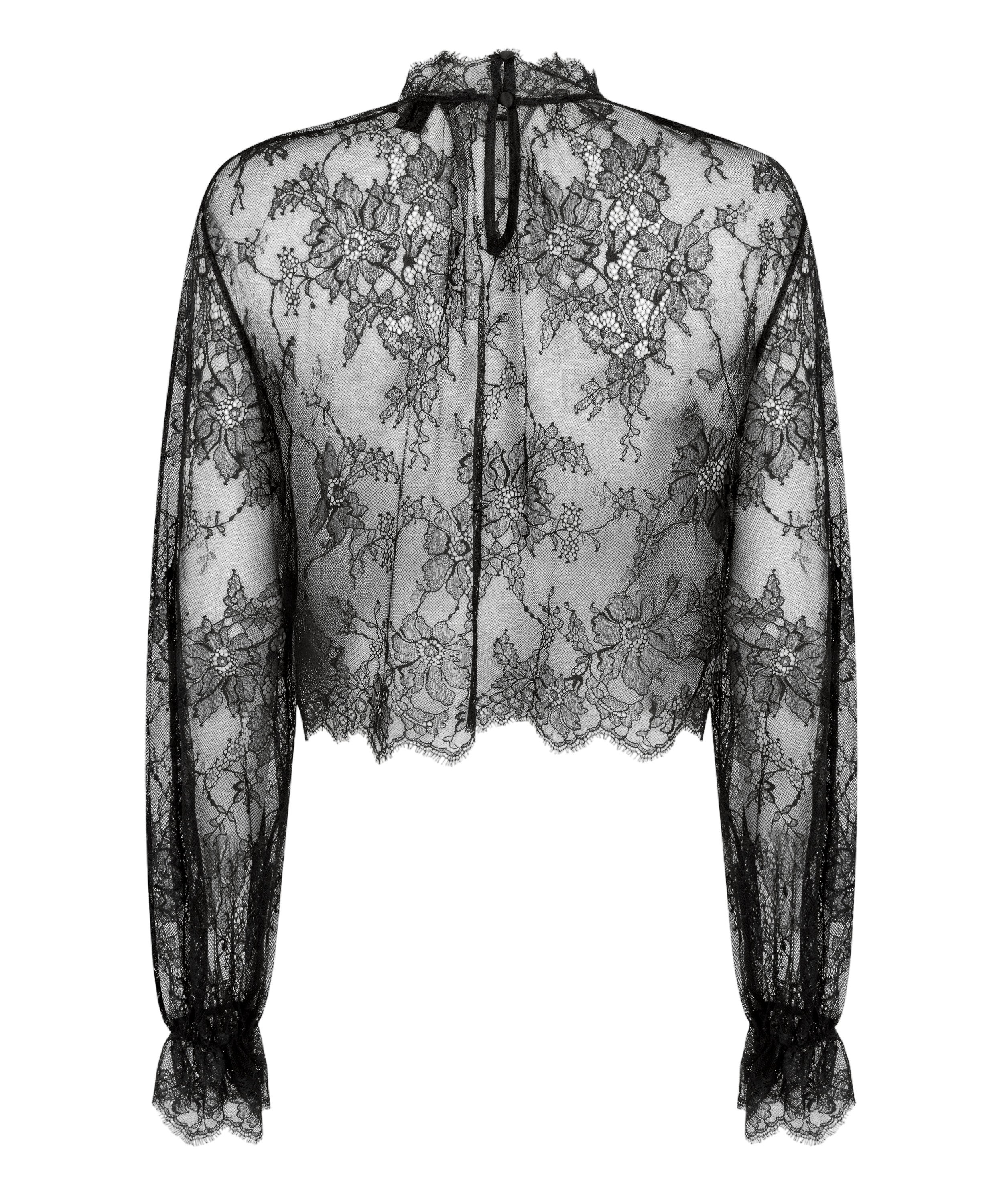 Haut de pyjama Cecilia, Noir, main