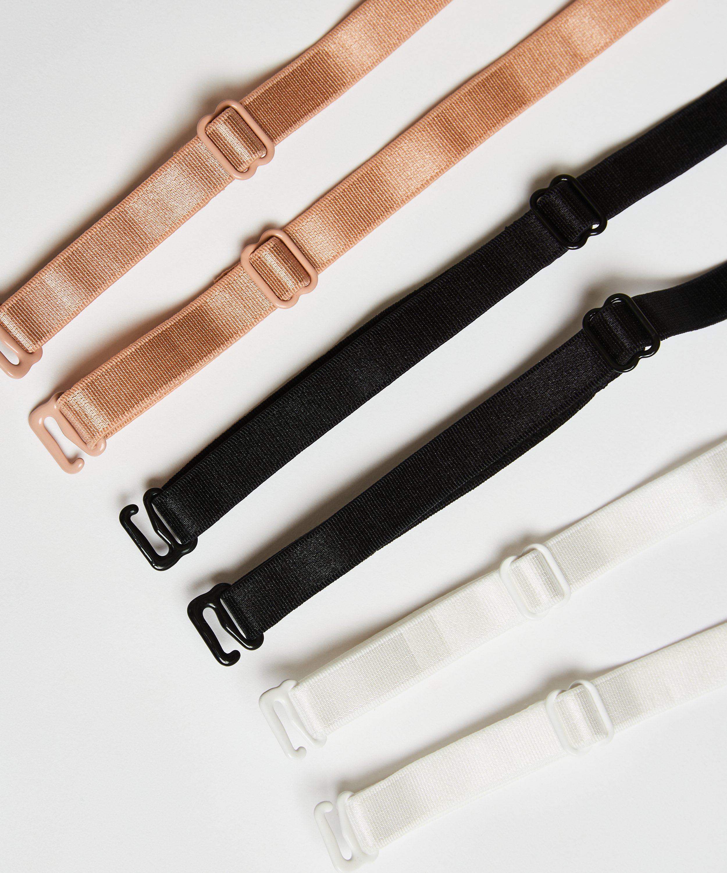 3 basis bh bandjes, Zwart, main