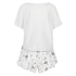 Korte Pyjama set Bridal, Wit