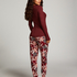 Pantalon de pyjama Jersey, Brun