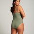 Maillot de bain Shaping Scallop, Vert