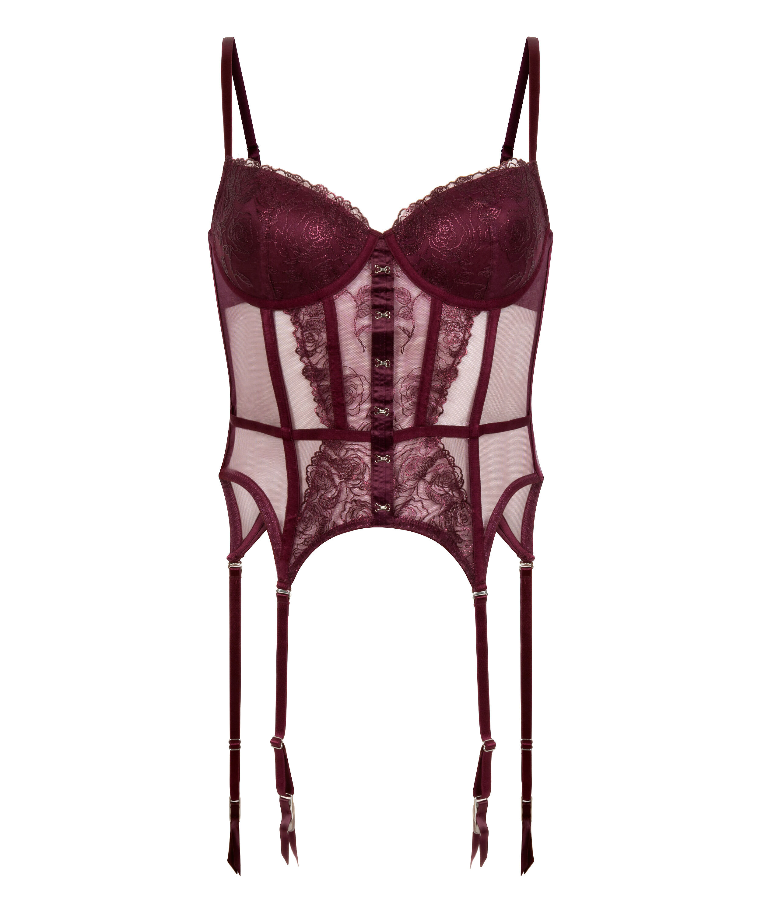 Bustier Hollie, Pourpre