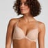 Soutien-gorge &agrave; armatures pr&eacute;form&eacute; Plunge, Beige