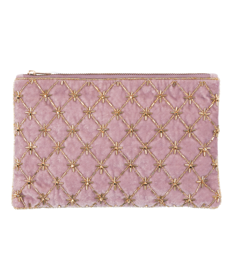 Pochette en perles, Rose