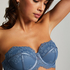 Voorgevormde strapless beugel bh Daisy, Blauw