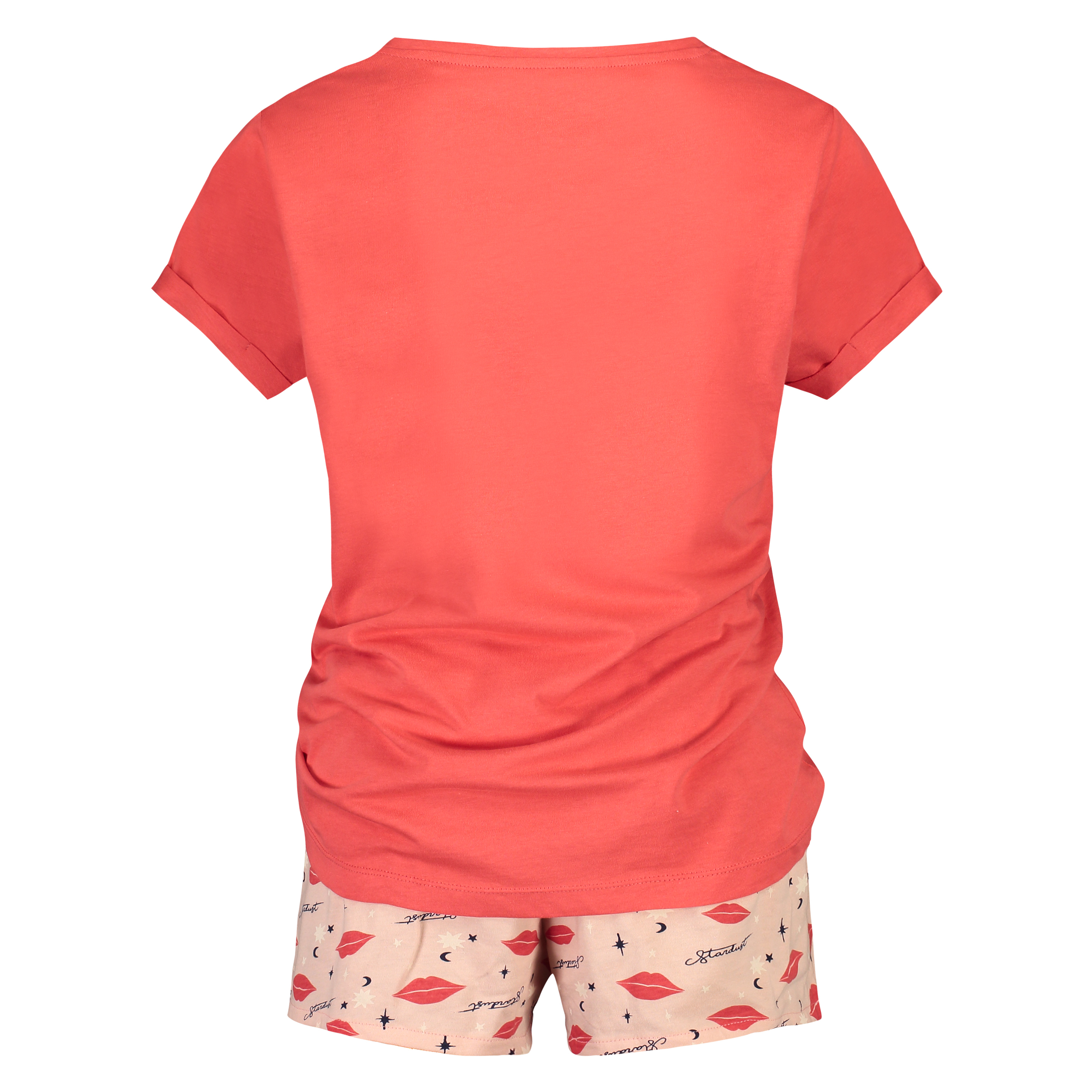 Korte pyjamaset, Rood, main