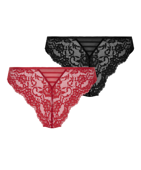 3-pack Brazilian Belle, Rood