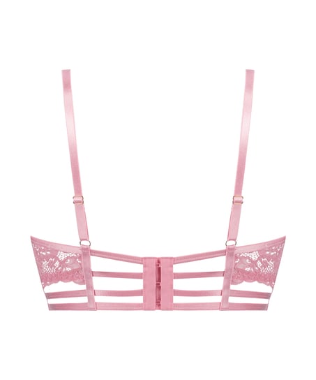 Soutien-gorge &agrave; armatures non-pr&eacute;form&eacute; longline Roxanne, Rose