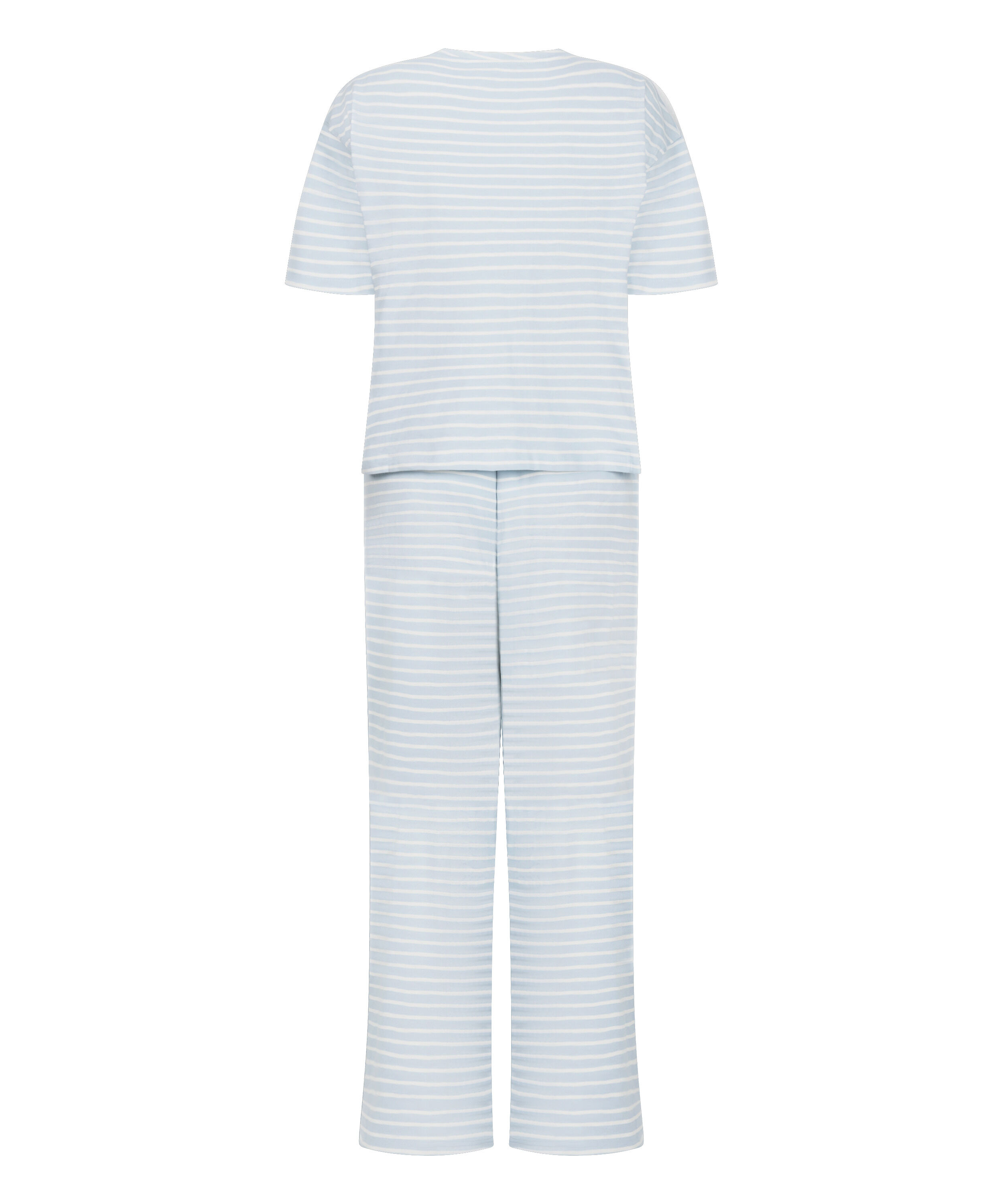Uniexcosm Pyjama voor dames, lange pyjamaset, katoen, tweedelig