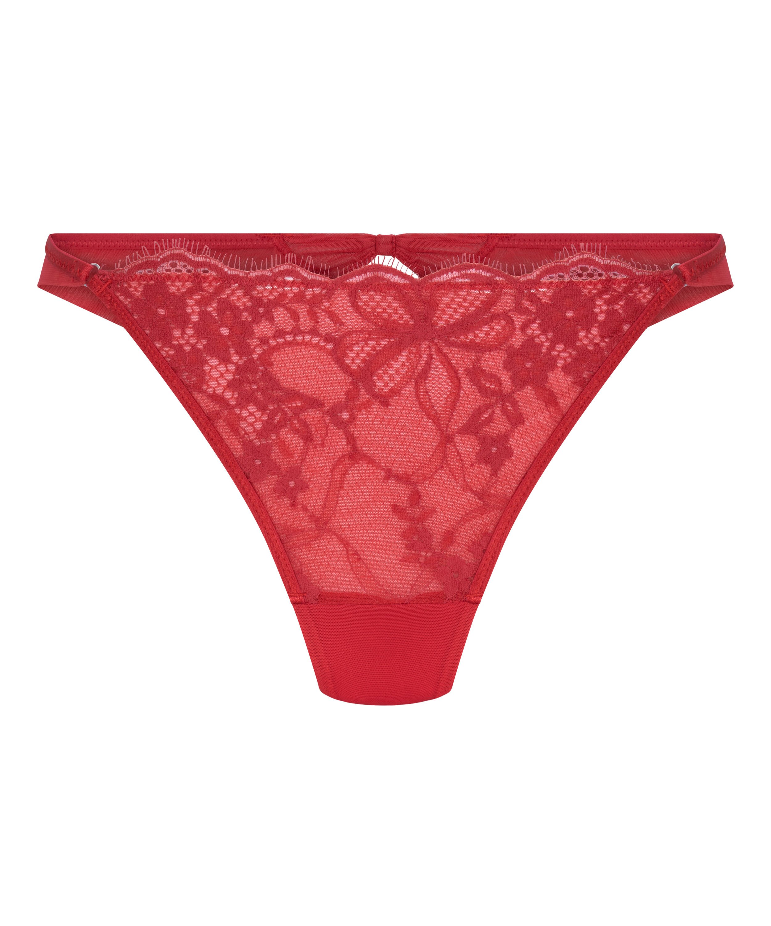 Slip br&eacute;silien Marianna, Rouge