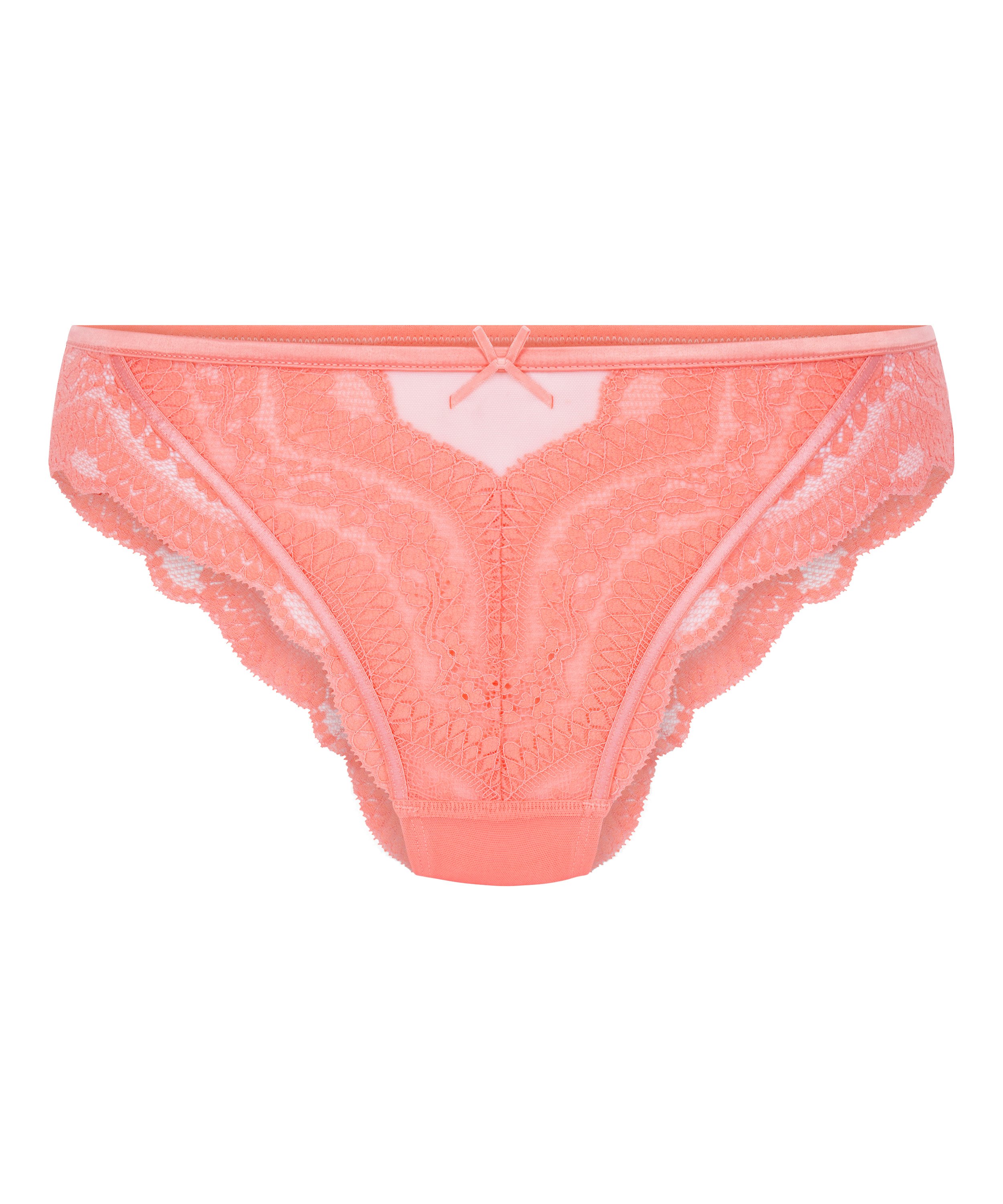 Slip br&eacute;silien Robijn, Rose, main