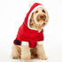Fleece honden onesie, Rood