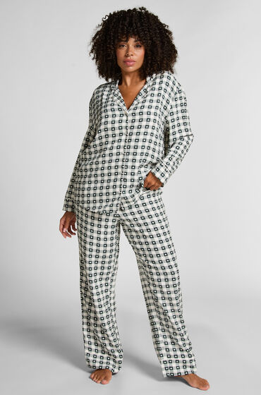 Hunkemöller Pyjamaset Van Keperstof Groen