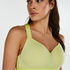 HKMX Soutien-gorge de sport The All Star Maintien niveau 2, Jaune