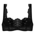 Soutien-gorge &agrave; armatures non rembourr&eacute; Valora, Noir