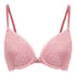 Voorgevormde push-up beugel bh Marine, Roze