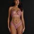 Soutien-gorge &agrave; armatures non-pr&eacute;form&eacute; longline Roxanne, Rose