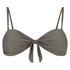 Voorgevormde bandeau bikinitop Tribe, Groen